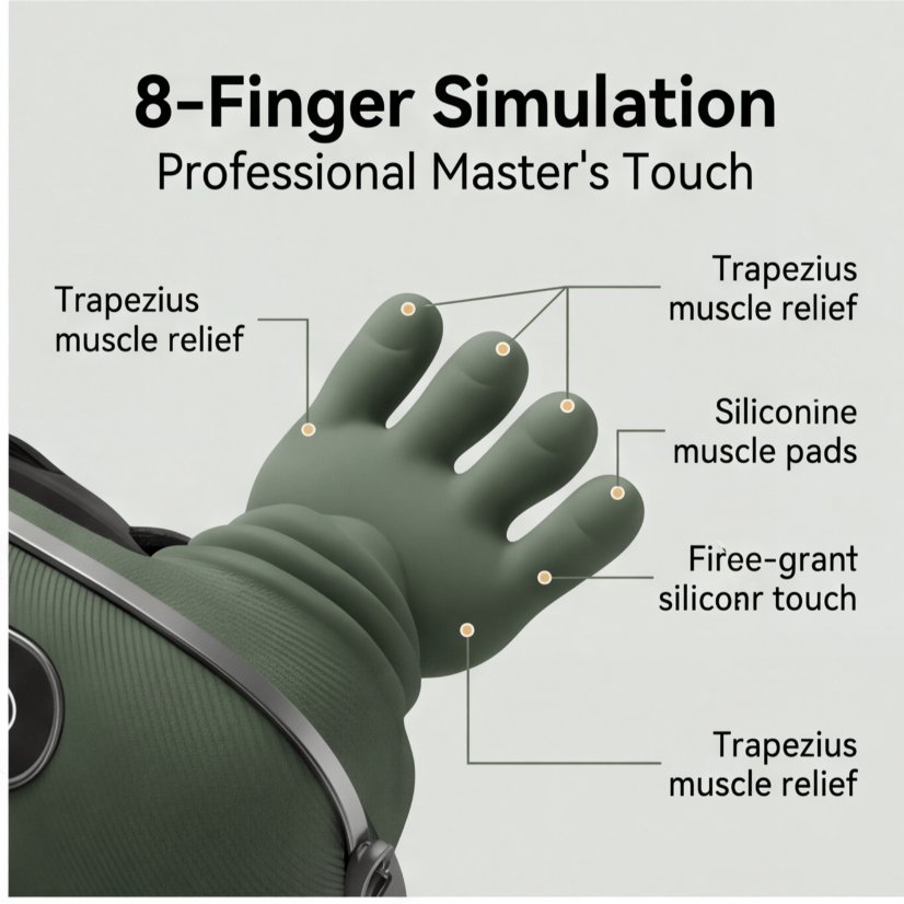 Neck Massager Bionic Shiatsu Neck and Shoulder Massager