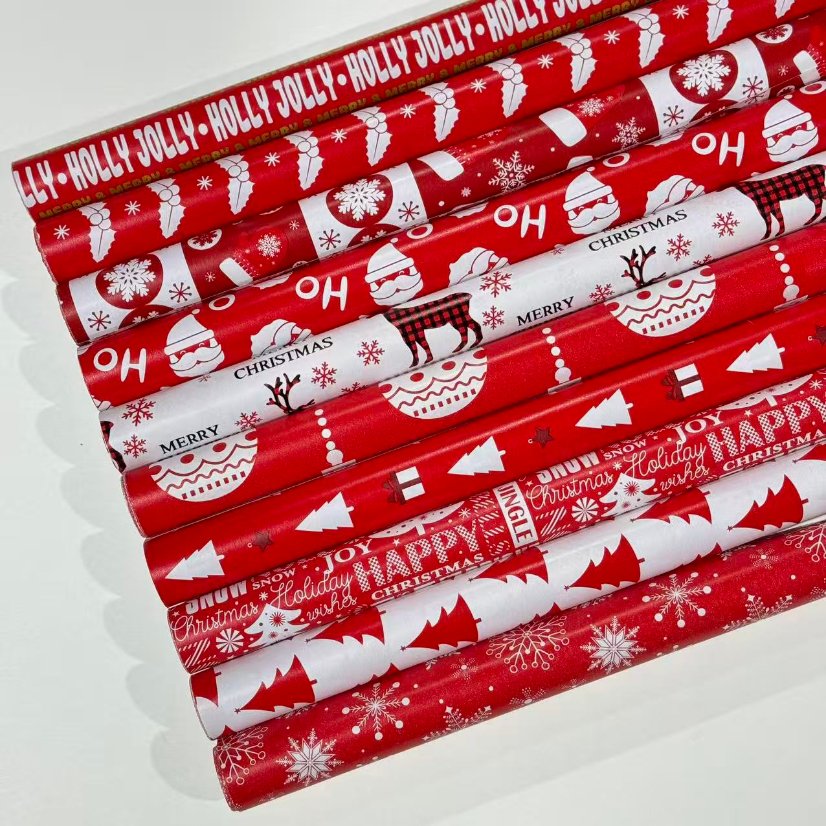 Gift wrapping paper in rolls Christmas Gift Wrapping Paper