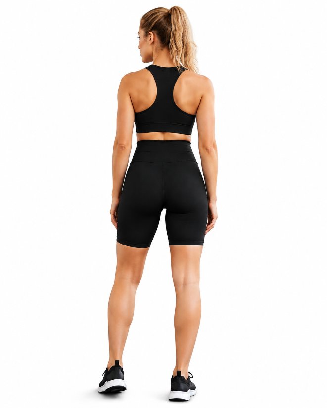 legging-shorts-capri-pant Women Sauna Sweat Shorts Heat‑Trapping Compression Workout Shorts High Waist Tummy Control Fitness Sauna Pants