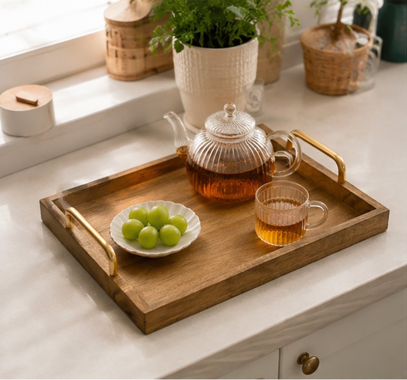 Handle Tray Arc Handle Serving Tray | Custom Sizes Available