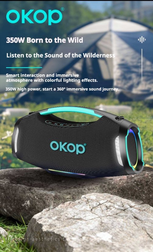 Portable Outdoor Bluetooth Speaker KP-8005 Wireless Bluetooth Speaker