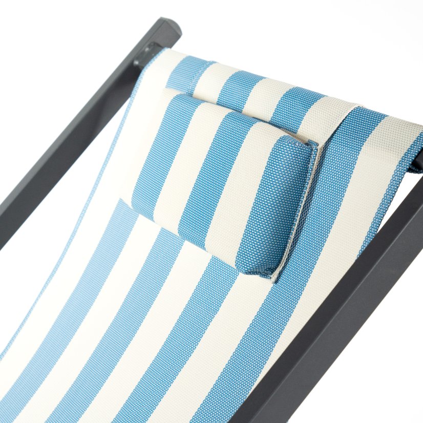 Beach Chair Square Tube Chair with 5 Recline Positions