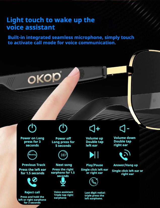 Smart glasses KP-Y103 Smart bluetooth glasses