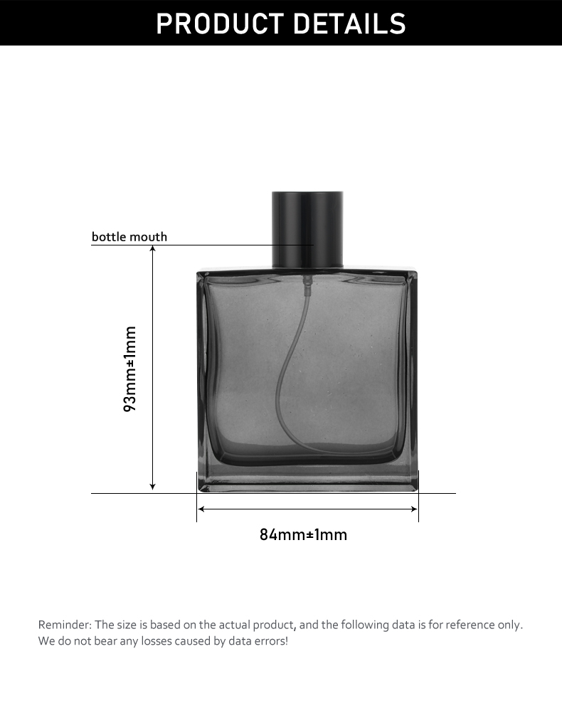 frasco de perfume 100ml Large-Capacity Perfume Spray Bottle