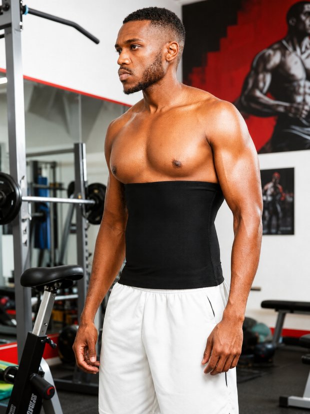 waist trimmer-tummy control trimmer Waist Trainer Trimmer Sweat Belt Band for Men Lower Belly Fat Sauna Slimming Belt Suit Workout