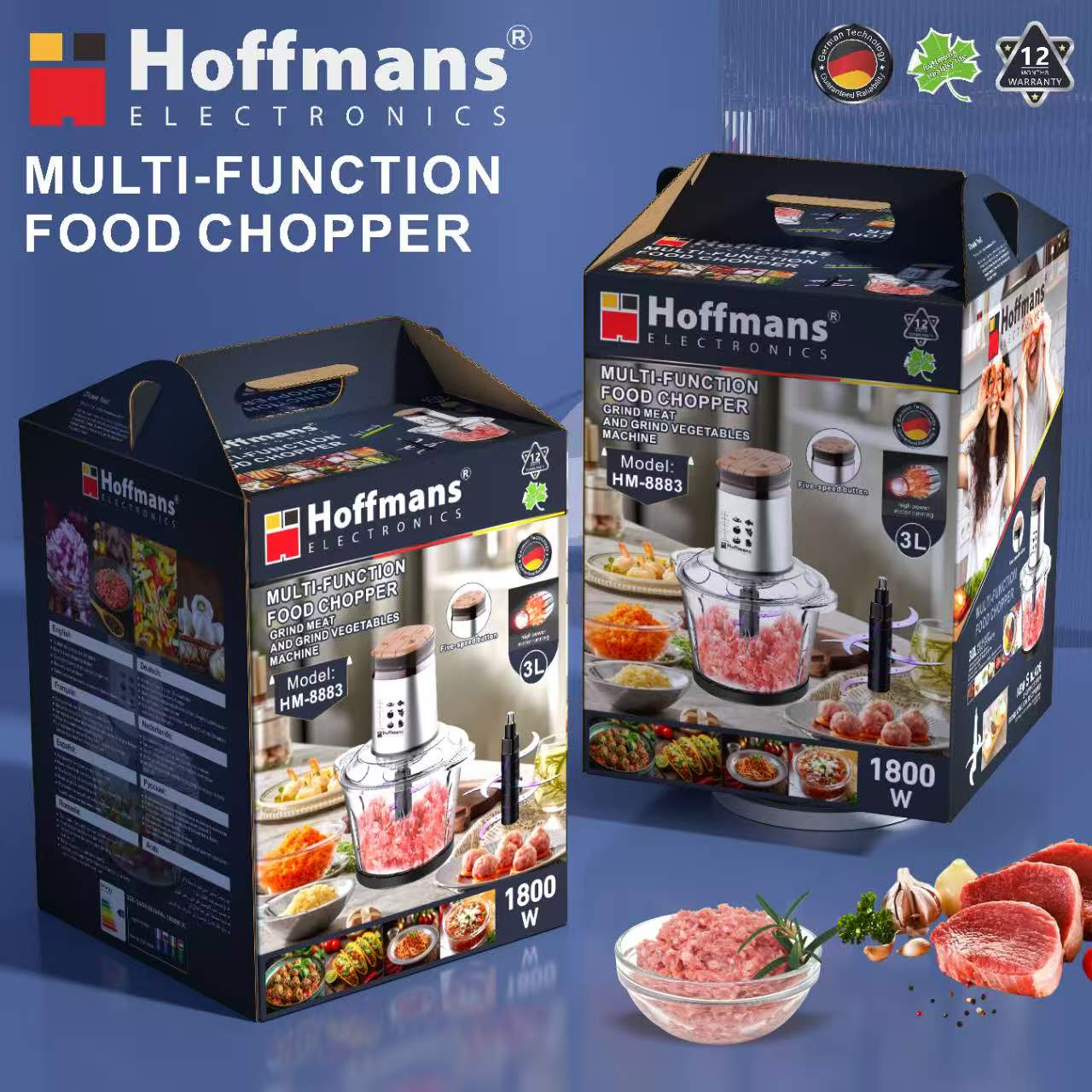 Meat Grinder & Food Processor Meat Grinder HM-8883