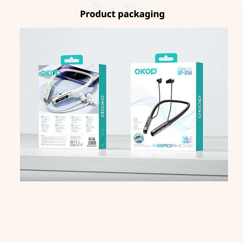 Sports Headphones KP-258 Wireless Bluetooth Neckband Sports Headphones