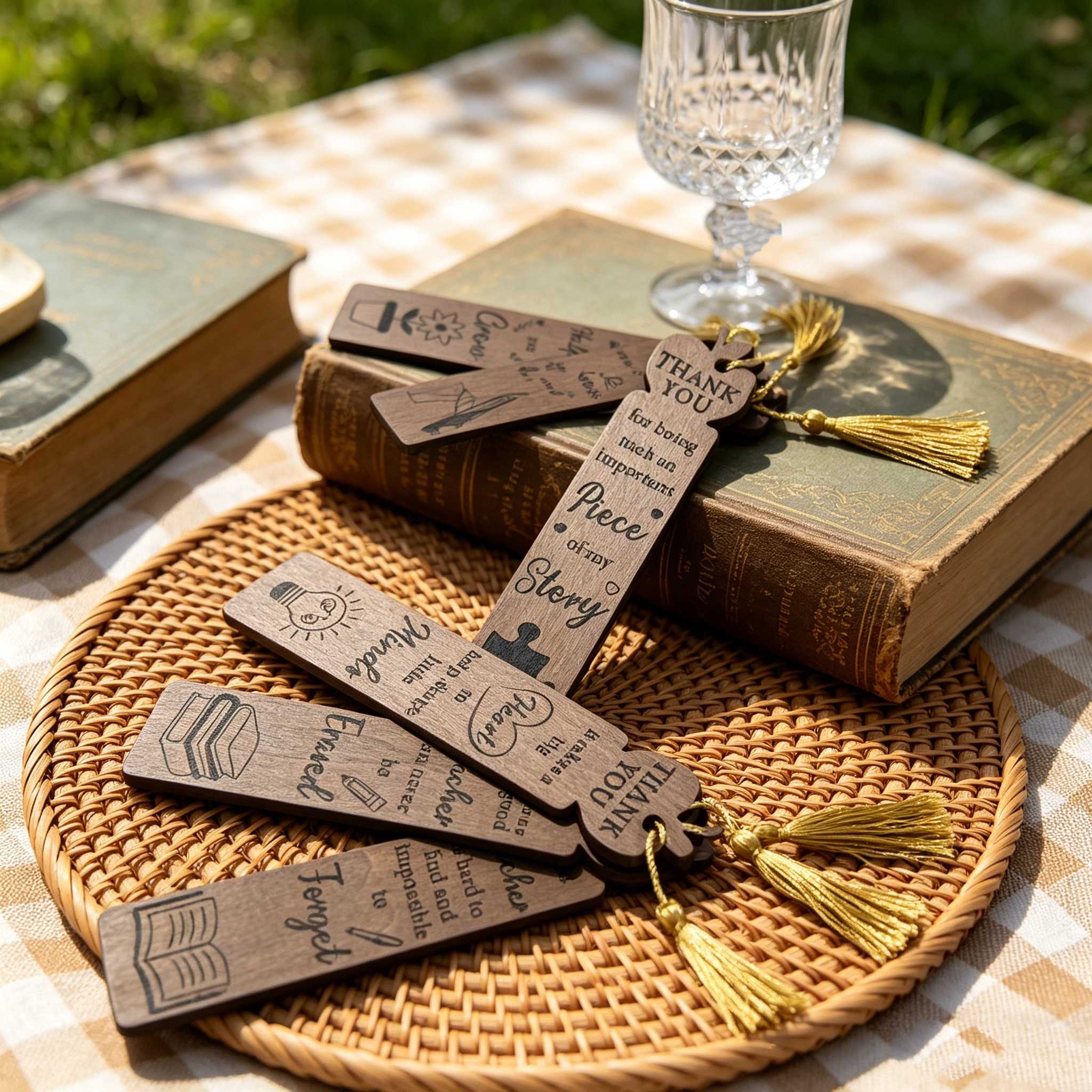 Holidays, gifts Chinese Style Classical Creative Personalized Wooden Bookmark