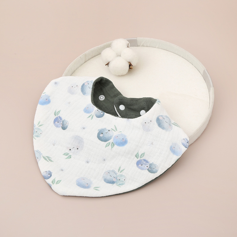 Muslin Bandanas Bibs 2 layer muslin bibs