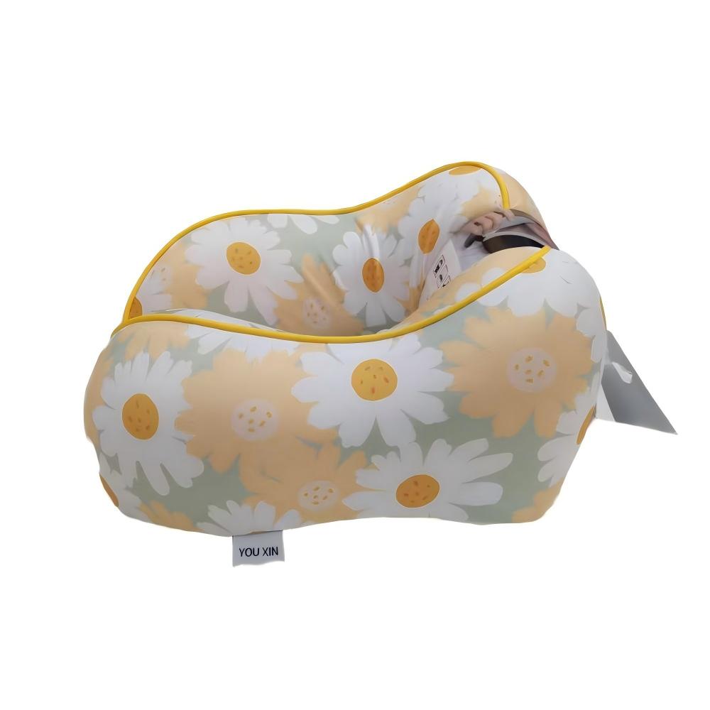 U-shaped pillow Milk Silk Printed Memory Foam U-Shaped Pillow