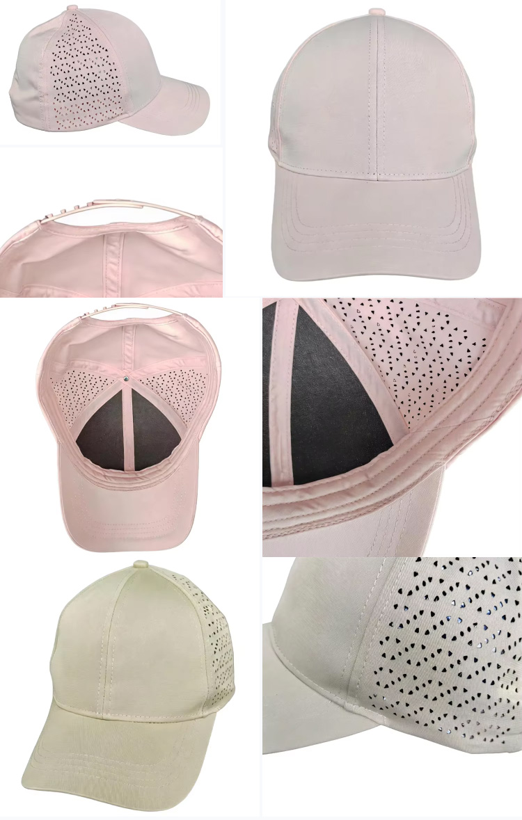 Sports Caps Kids Quick Dry Laser Cut Drill Hole Perforated Golf Gorras Sport Hat