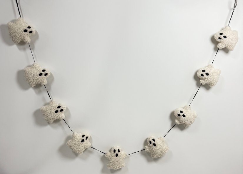 Ghost-shaped ornament Plush Ghost Hanging Ornament