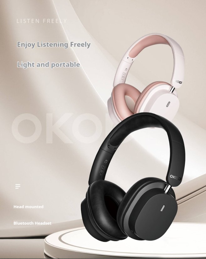 Over-Ear Headphones KP-H105 Wireless Bluetooth Headphones