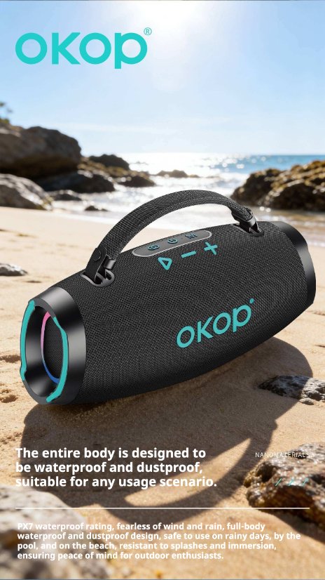 Portable Outdoor Bluetooth Speaker KP-8006 Wireless Bluetooth Speaker