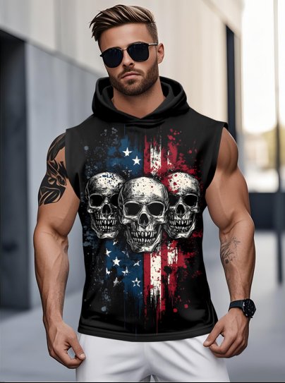 Men's sleeveless hoodie Men's Sleeveless Hoodie