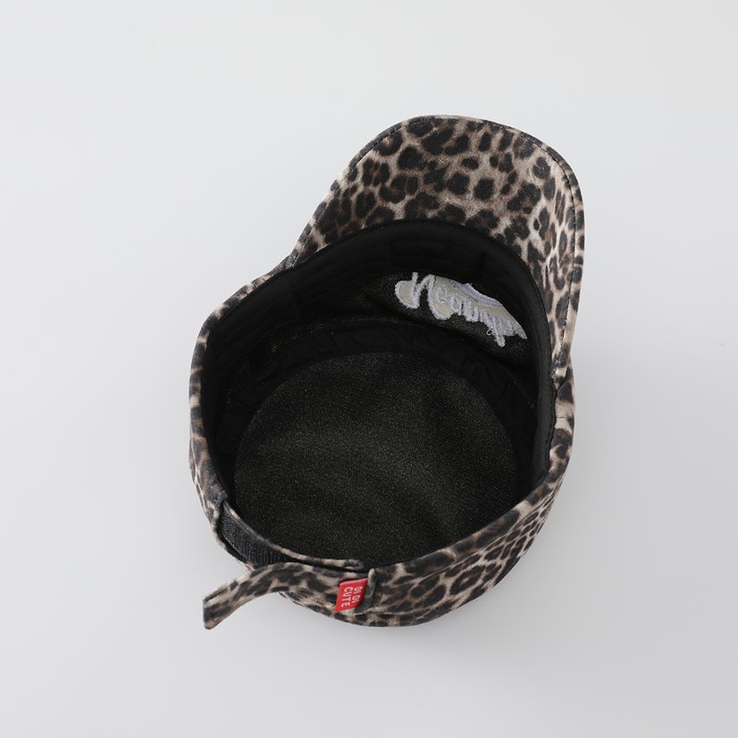 Autumn Style Kids’ Leopard Suede Flat Cap