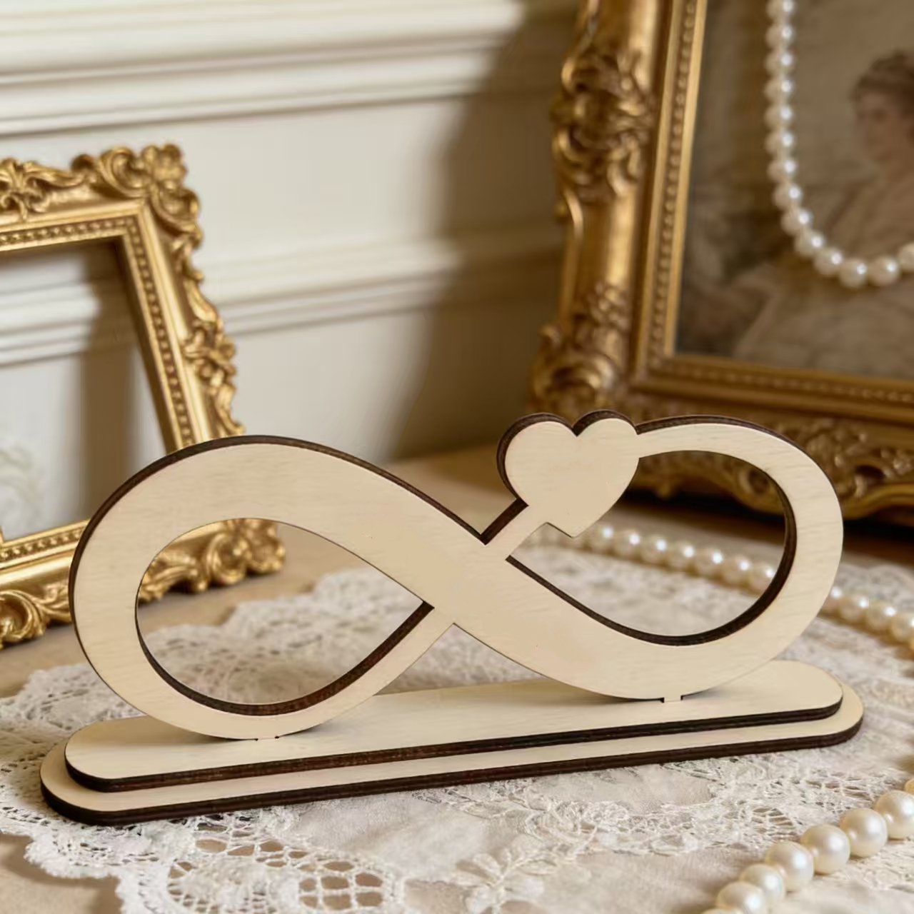 Holidays, gifts Wedding Gift Wooden Craft Creative Desktop Ornament Valentine's Day Gift