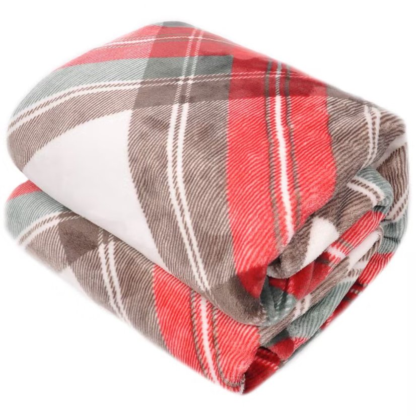 blanket Christmas Print Flannel Throw Blanket