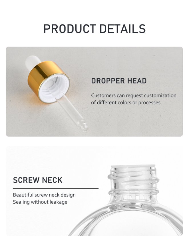 frasco cuentagotas 30ml Essential Oil Dropper Bottle – Unique Arch Design