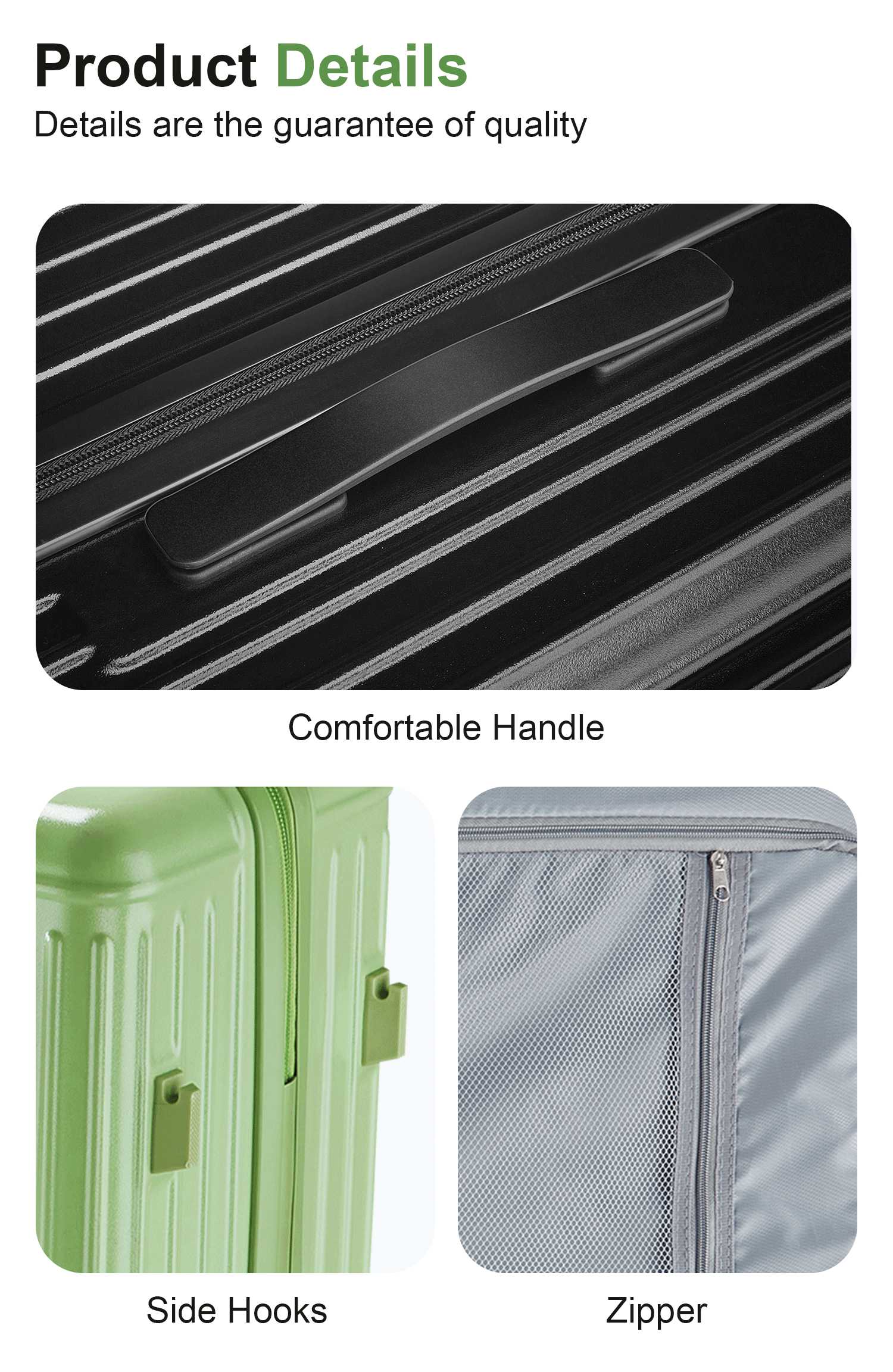 3 Piece Luggage Sets 6606