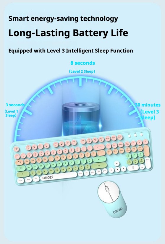 Mouse and keyboard KP-J451 Keyboard and mouse set