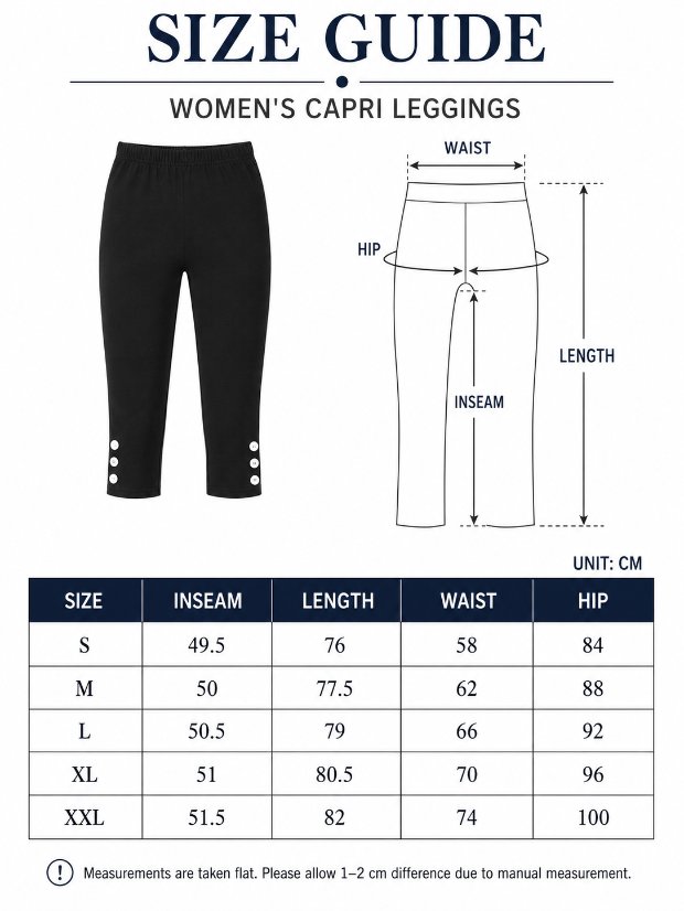 legging-shorts-capri-pant Capri Leggings for Women - High Waisted Capris Tummy Control Yoga Pants with Pockets Workout Cycling Tights
