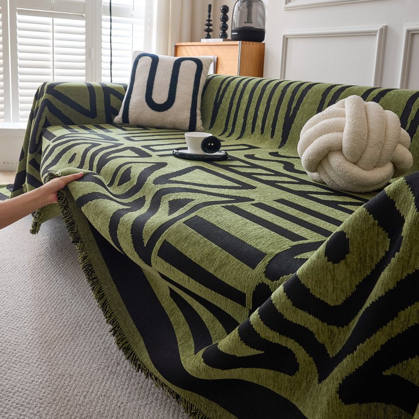Jacquard sofa throw Bohemian Sofa Throw