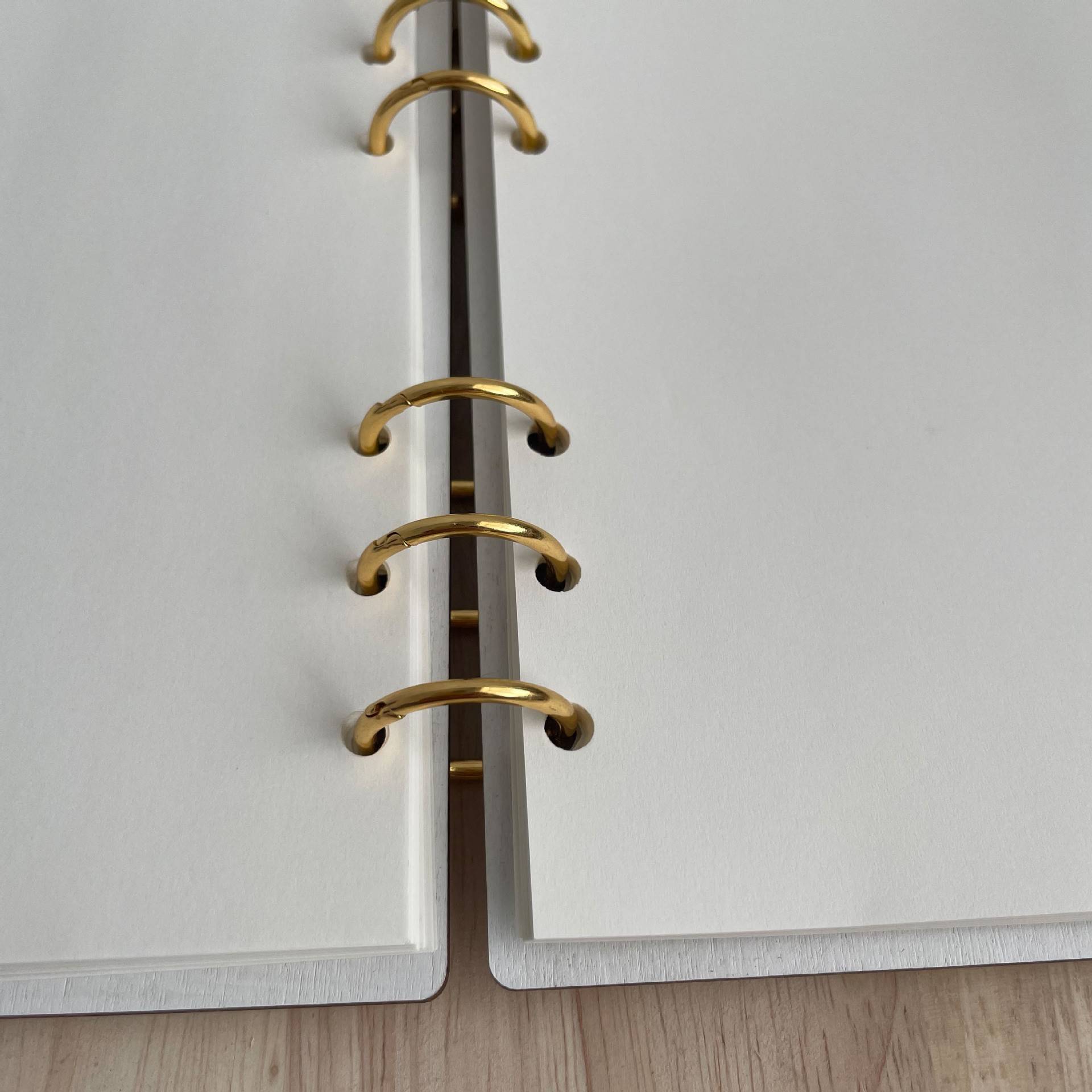 Personalized Photo Album Minimalist Vintage Hardcover Notebook Journal A5