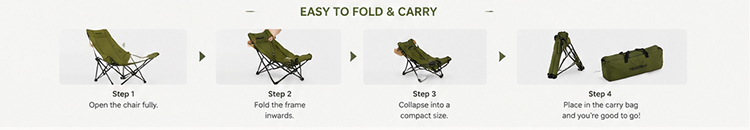 Recliner Outdoor Folding Chair