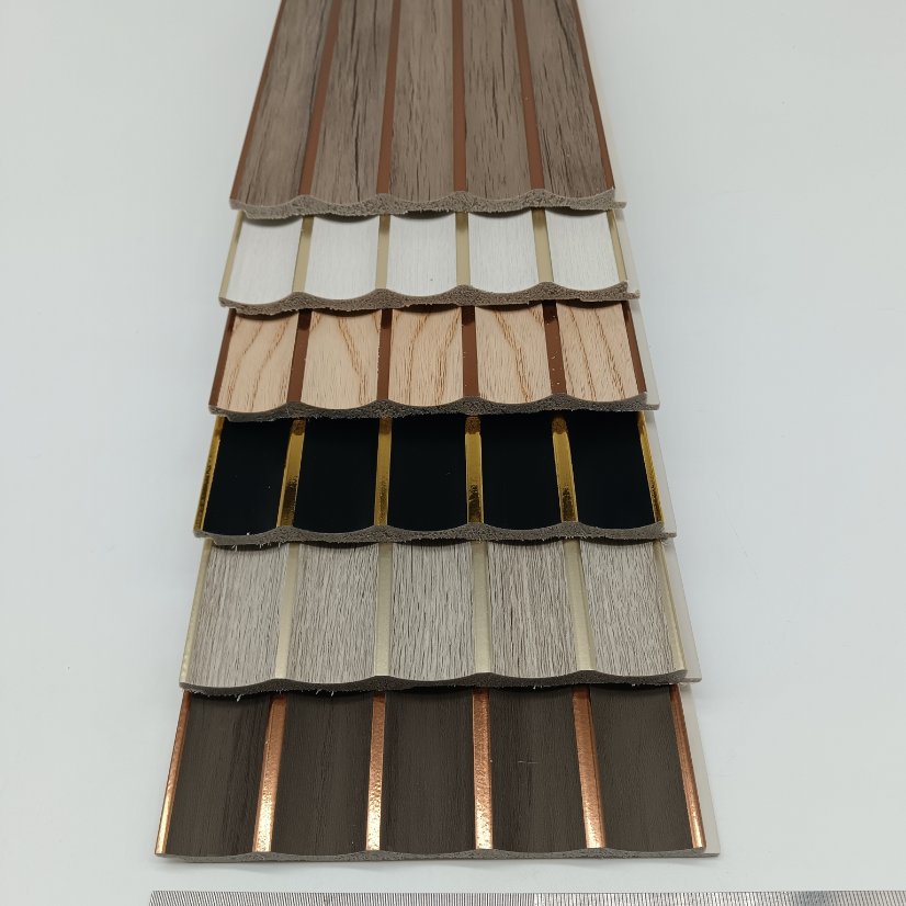 fluted wall panel PS Fluted Wall Panel with Metal Inlay
