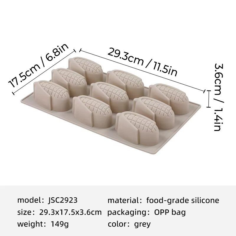 Hot Custom Silicone Body Soap Molds Multiple Shapes Square Oval Corn Pattern LFGB Non Stick Versatile for DIY Soap Making