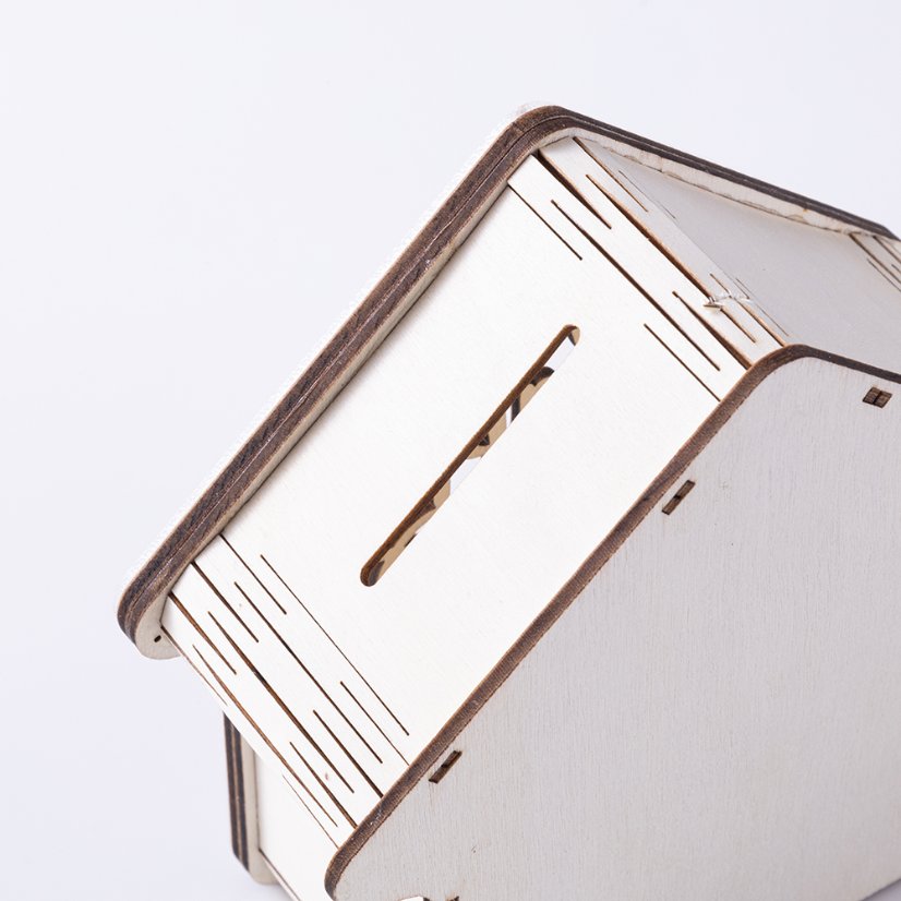 Holidays, gifts Wooden New Year's Money Box