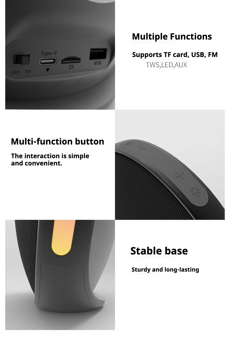 Portable Outdoor Bluetooth Speaker KP-821 Portable wireless bluetooth speaker