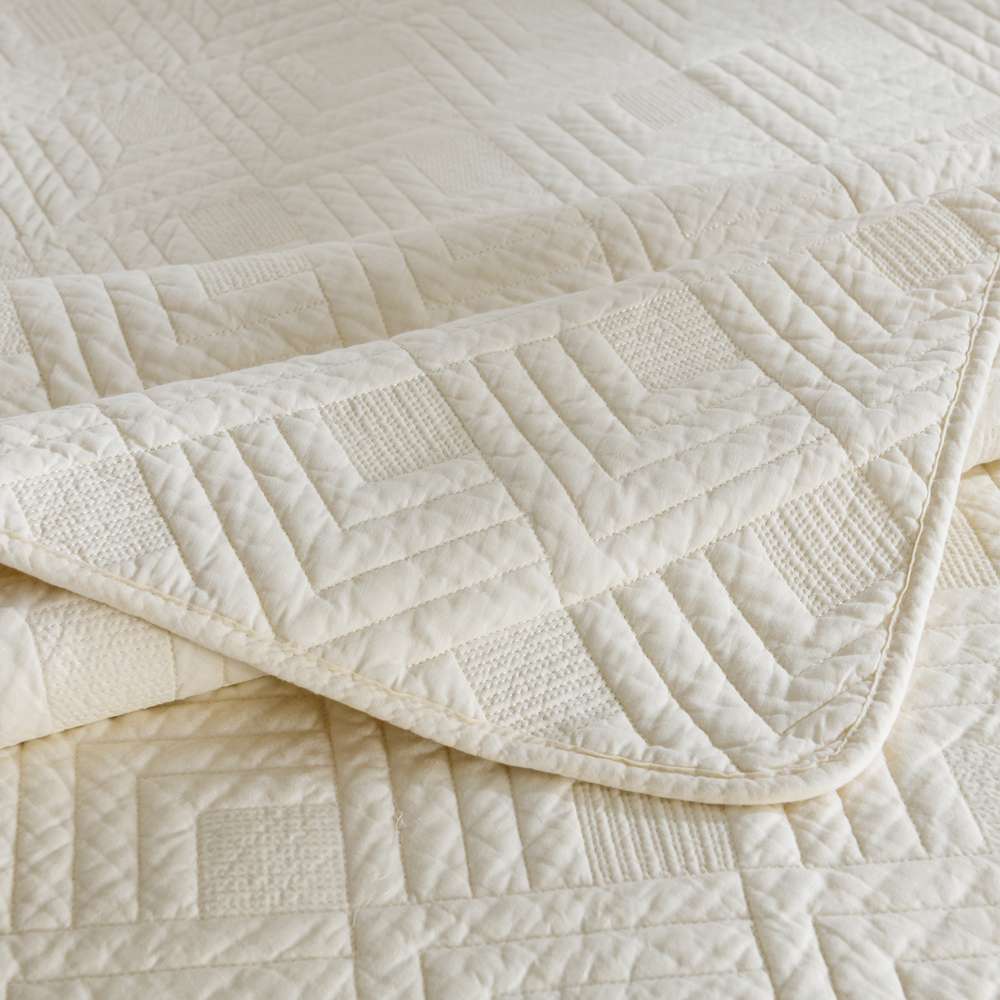 3-Piece Sets Encrypted Quilting Quilt Set Grid Embroider