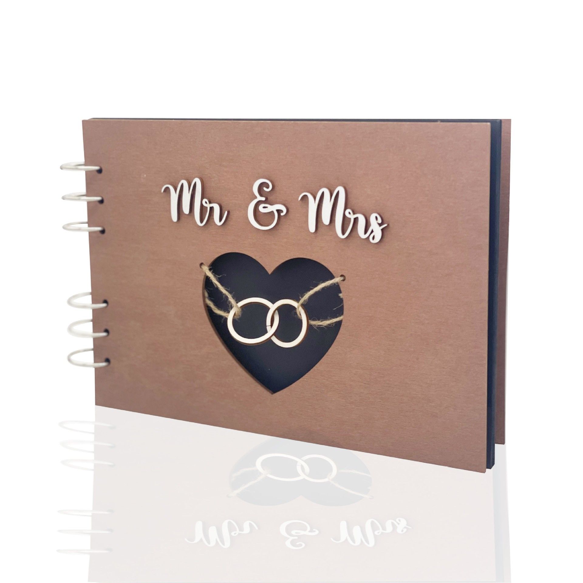 Personalized Photo Album Wooden Personalized Guest Book Wedding Guest Sign-in Book