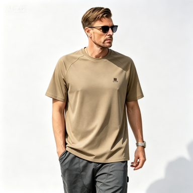 Short-Sleeve T-Shirts Men's Ice-Cool Raglan-Sleeve Crew-Neck T-Shirt
