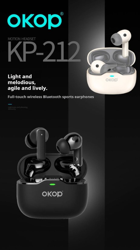 TWS Earbuds KP-212 Wireless in-ear Bluetooth Earphones
