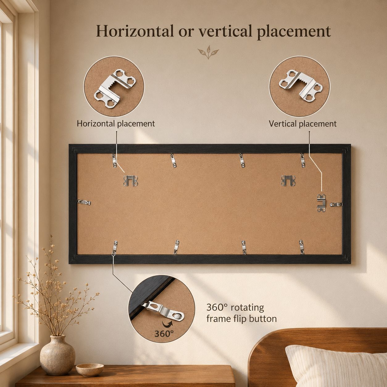 MDF Picture Frames Six-grid and seven-grid photo frames