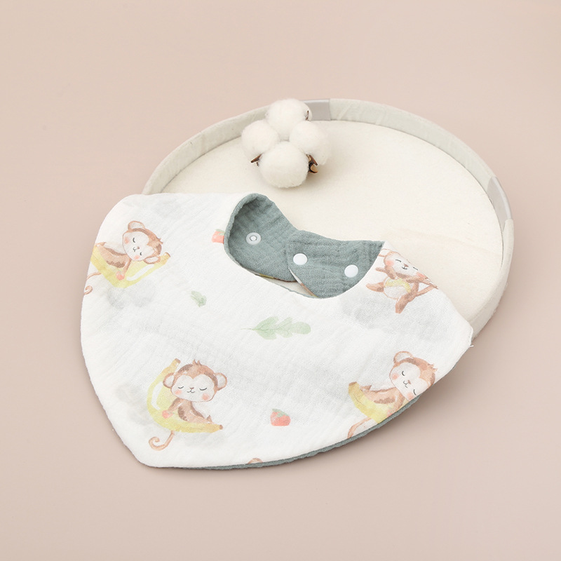 Muslin Bandanas Bibs 2 layer muslin bibs