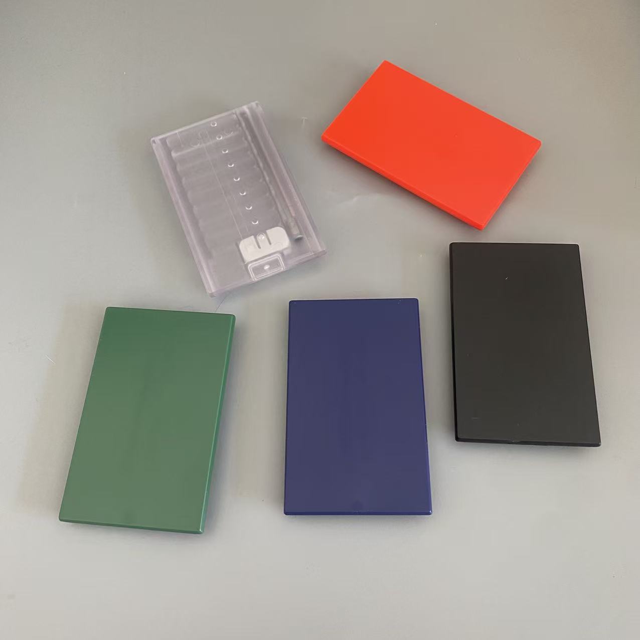 Slide-Case Storage Minimalist Solid‑Color Sliding Storage Box