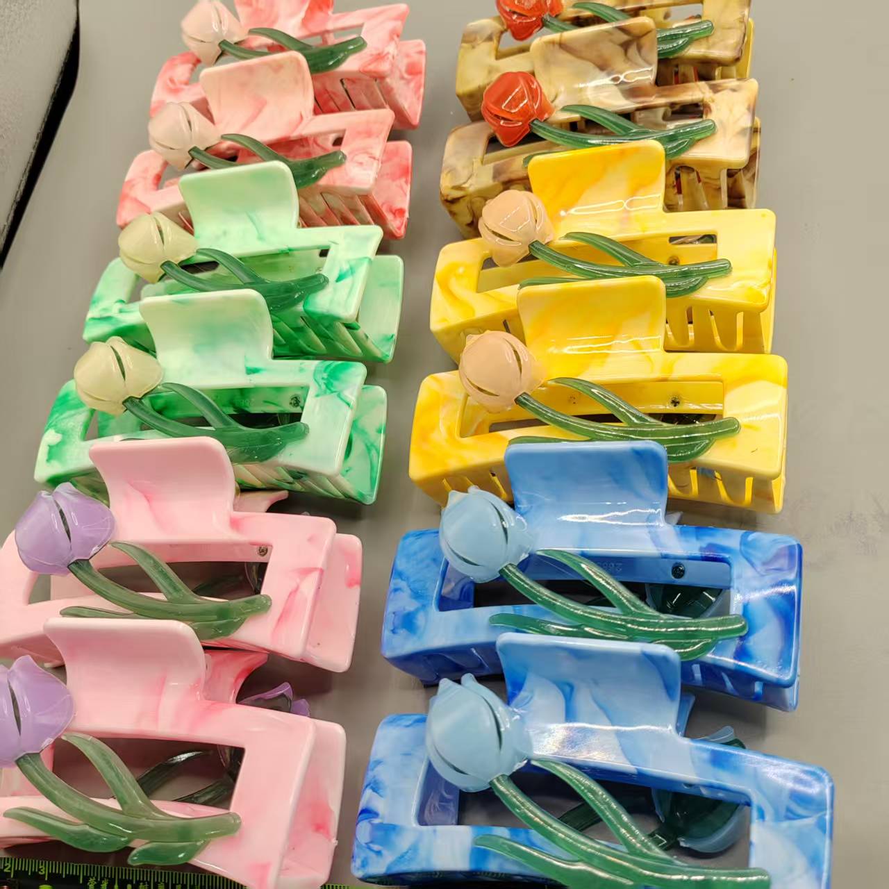 Tulip Jelly Series Claw Clip Tulip Jelly Six Colors