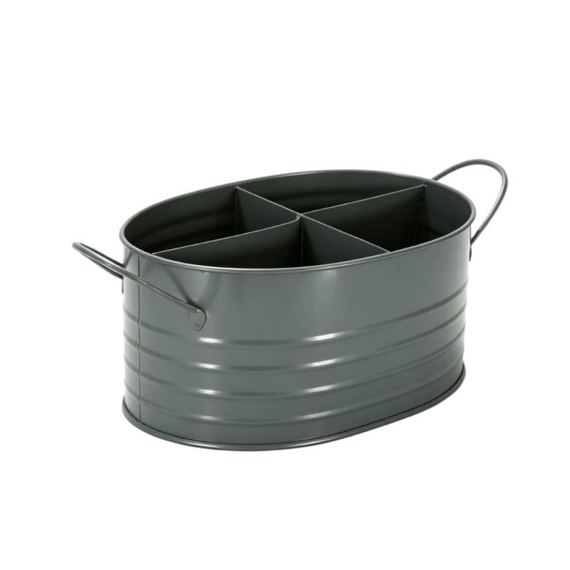 Buckets & Baskets Divided Utensil Bucket