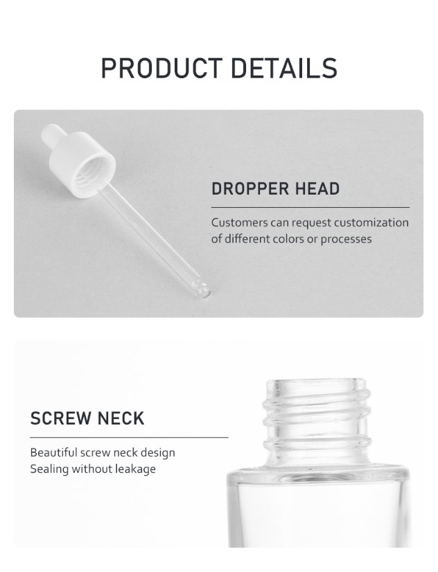 frasco cuentagotas 0ml Slim Essential Oil Dropper Bottle – Customizable Colors