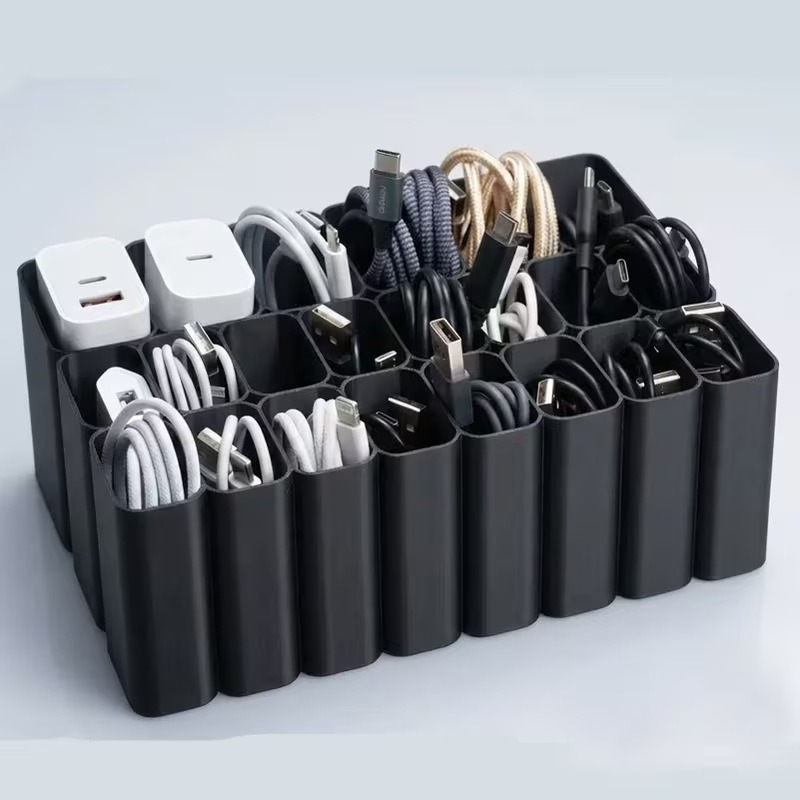 Fixing Holder cable organizer box