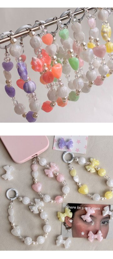 Two-Tone Beads Luminous bowknot beads