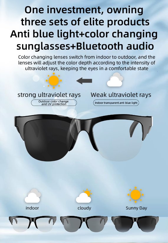 Smart glasses KP-Y105 Smart Bluetooth Glasses