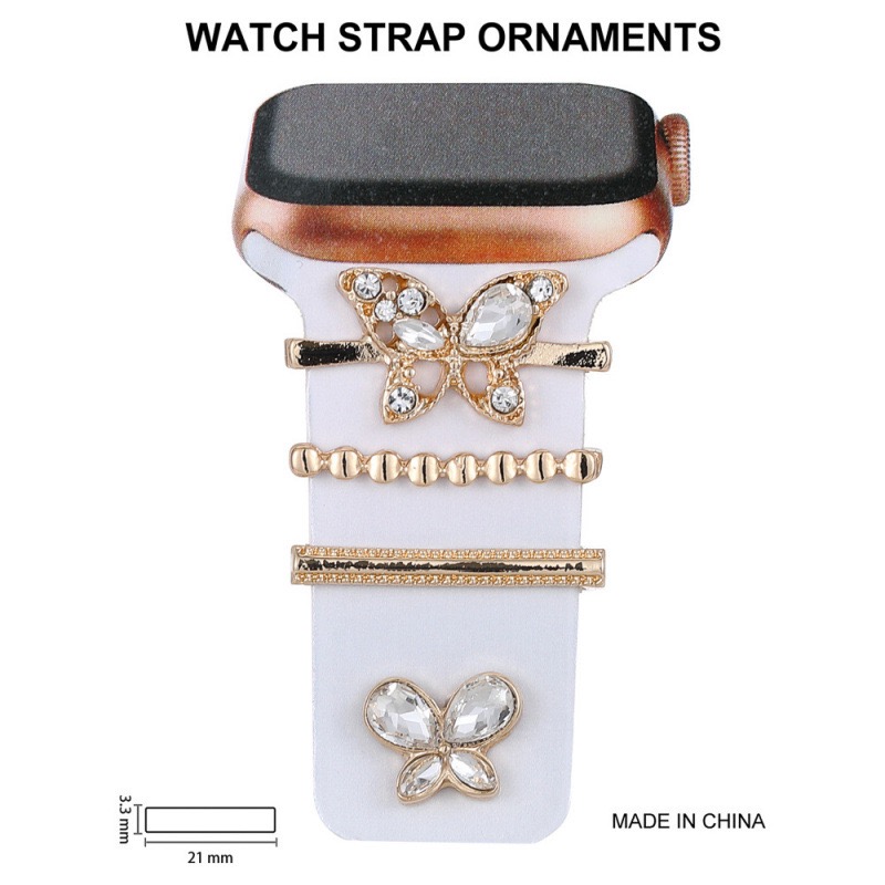 Watch strap decorative ring Rhinestone Decorative Strap Charms for Apple Watch