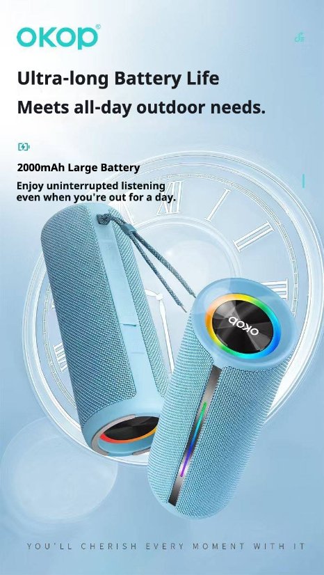 Portable Outdoor Bluetooth Speaker KP-817 Wireless Bluetooth Speaker