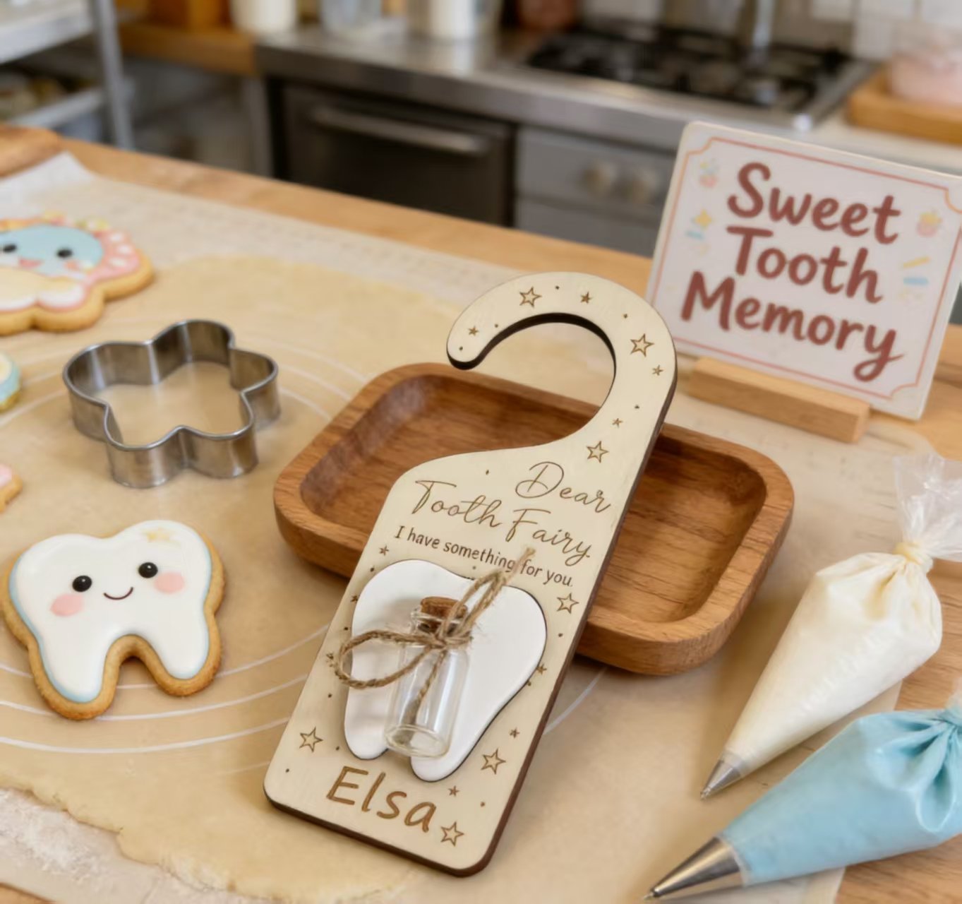 Holidays, gifts Children's Tooth Fairy Door Hanger Pendant