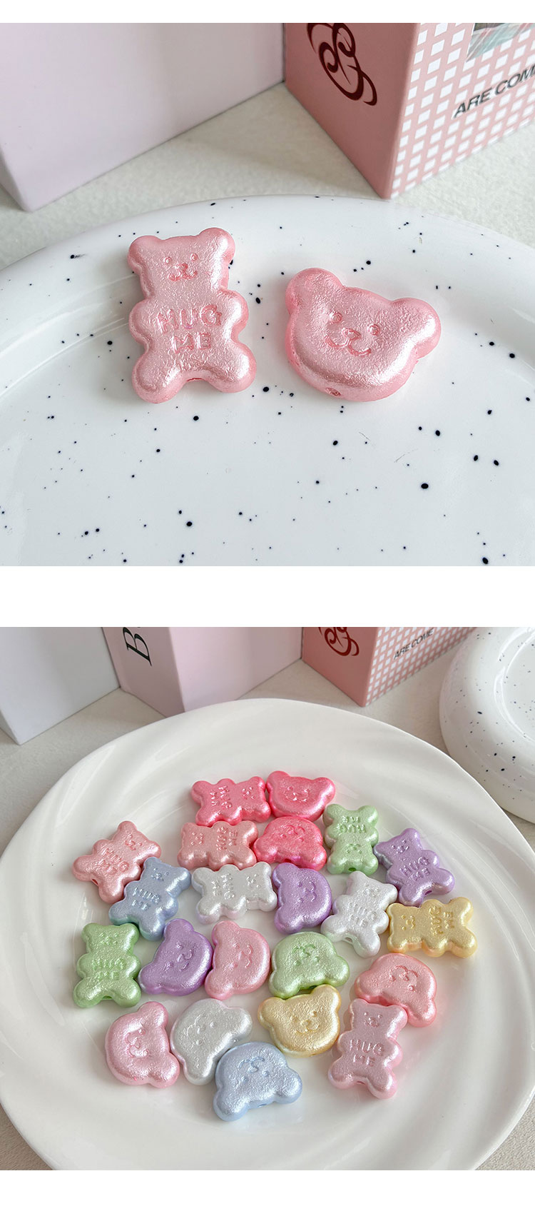 Imitation Pearl Beads Silk bear bead
